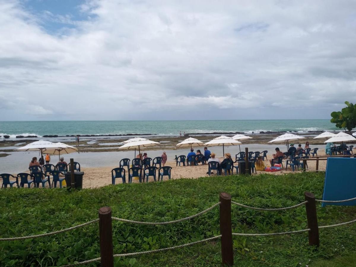 Estudio Marulhos, Varanda Com Vista De Mar E Parque Aquatico, A Beira-Mar Mar De Muro Alto, Com Wi-Fi, Restaurante, Estacionamento E A 10' De Pôrto das Galinhas Exterior foto